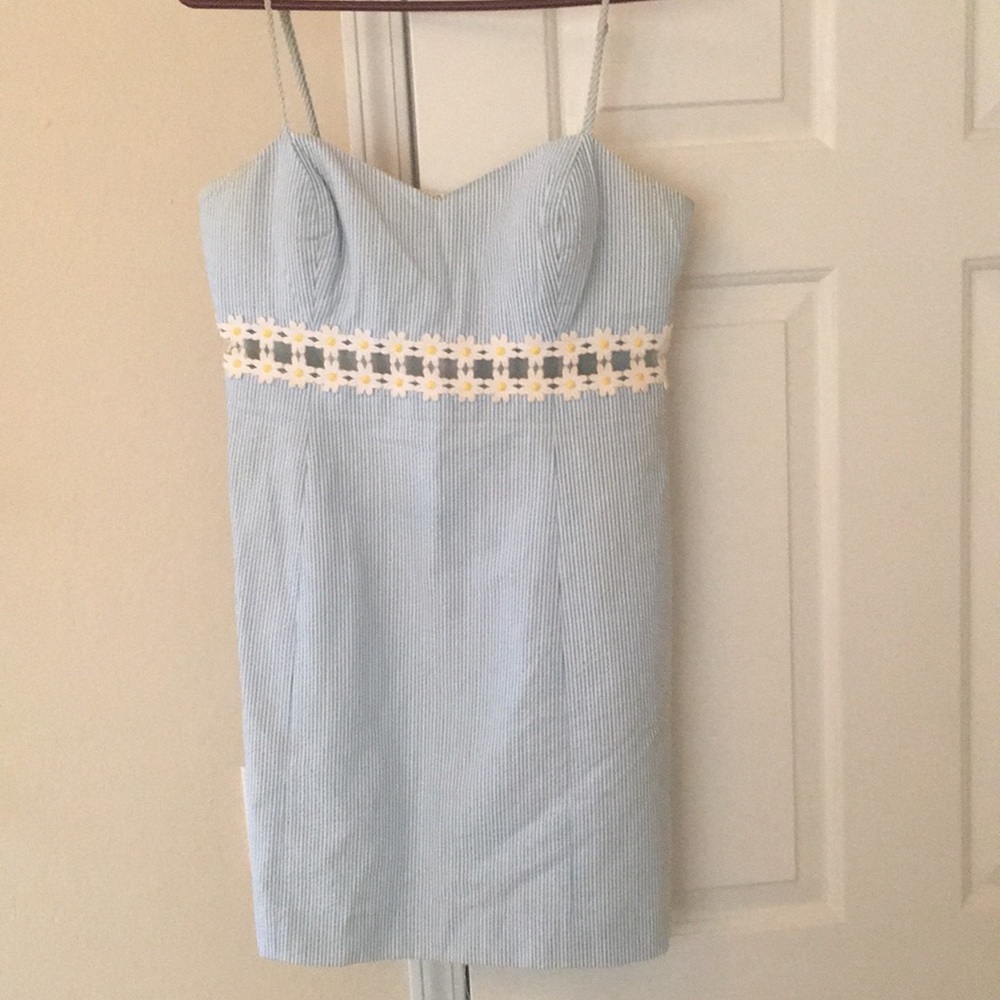 Lilly Pulitzer seersucker daisy dress